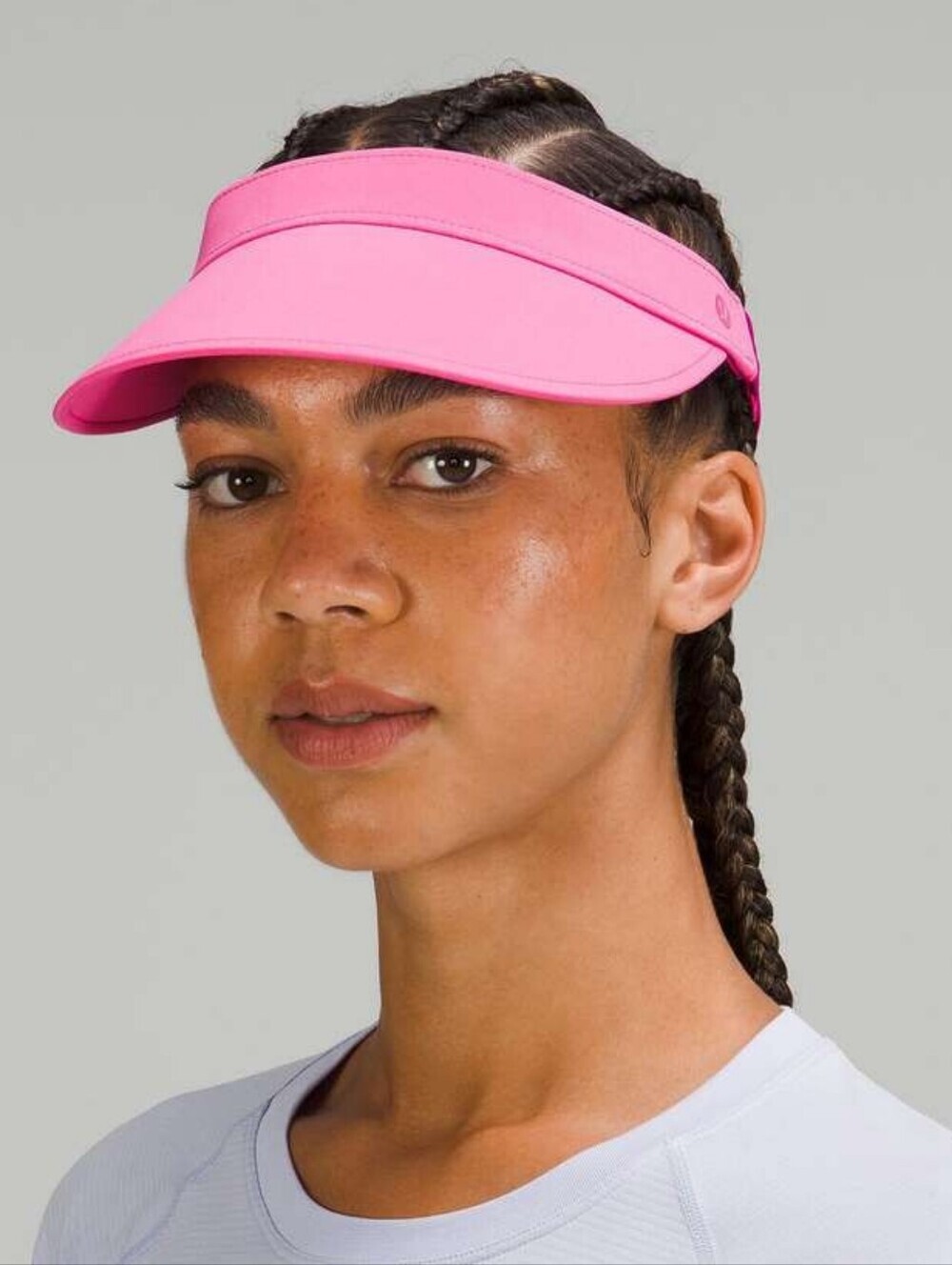 Nwt! Lululemon Fast Paced Running Visor, Sonic Pink